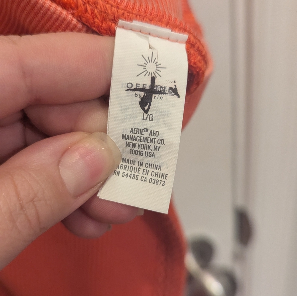 Aerie‎ Offline Coral Leggings Size Large - Picture 5 of 6